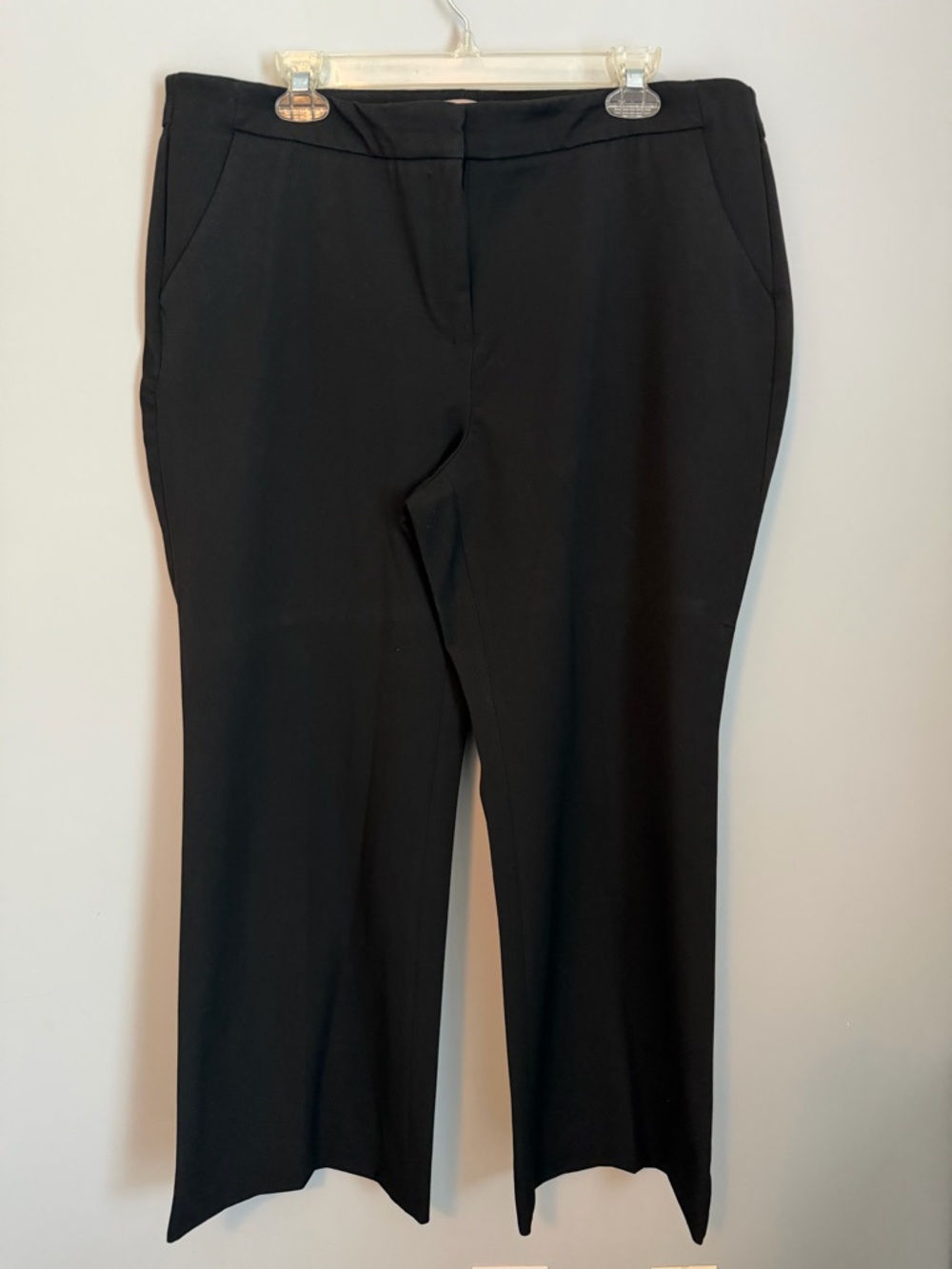 Chico's Black Straight-Leg Dress Pants
